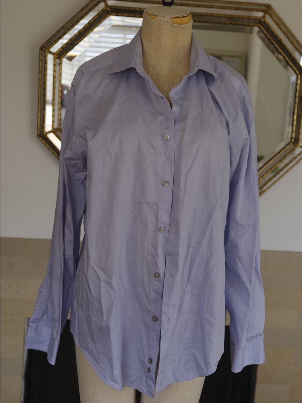 calvin klein button front dress shirt - Picture 1 of 9